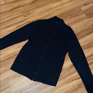 Polo zip up sweater